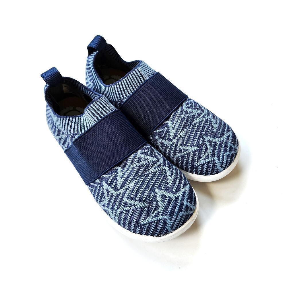 Livie & Luca 12 Blue Star Lynx "Denim Star" Mesh Sneakers